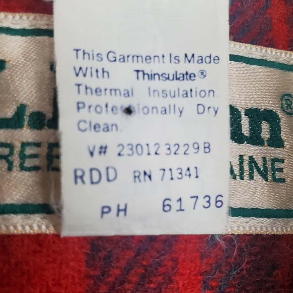 Vintage Tan Bomber Jacket with Red Plaid Lining - Picture 5 of 10